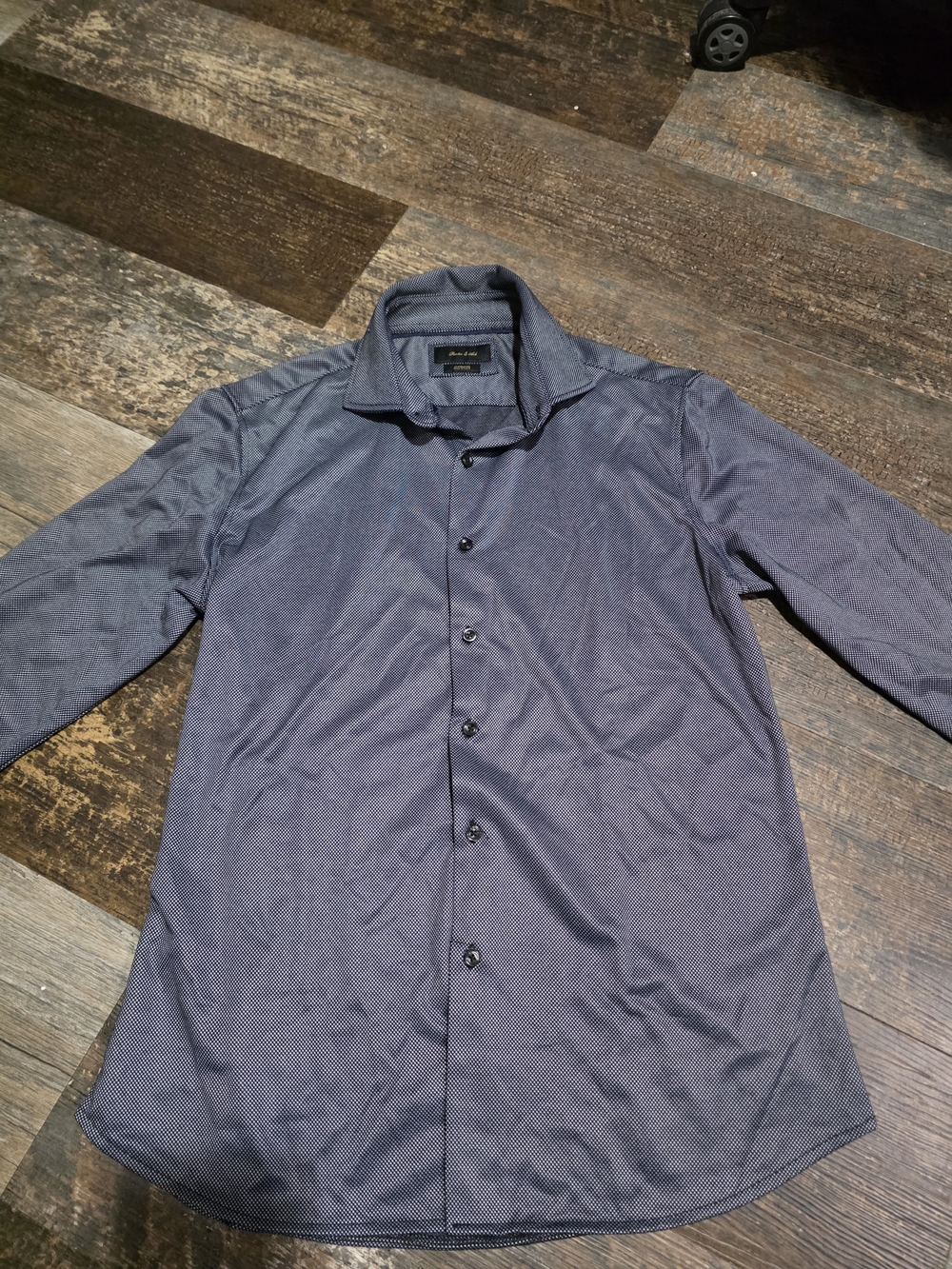 Men's Casual Long-Sleeve Button-Down Shirt - Blue